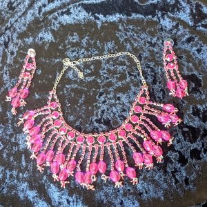 Pink Necklace Jewelry